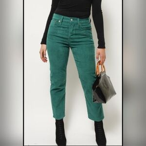 Brand New Free People Levis Wedgie Straight Corduroy 29